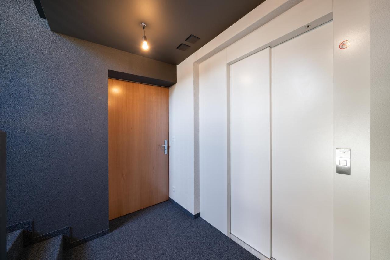 Moderne Neubauwohnung In Wilderswil Exteriér fotografie